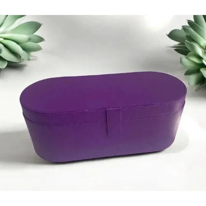 Стайлер для волосся 5 в 1 + шкіряний кейс — фіолетовий