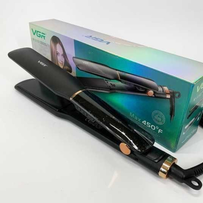 Праска-випрямляч для волосся VGR V-519S, чорний