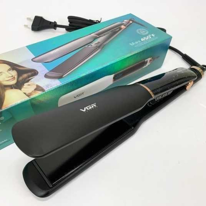 Праска-випрямляч для волосся VGR V-519S, чорний