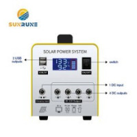 Портативная электростанция 300W 12V/20Ah + 4 лампочки