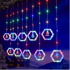 Гирлянда штора 10 МИКС Usb ВЕСЮЛЬКИ AND SF-48 код 3596