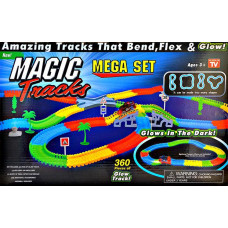 Дитячий перегоновий трек-конструктор Magic Tracks 360 деталей