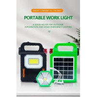 Ліхтар багатофункційний Solar JC-918 LED із сонячною панеллю