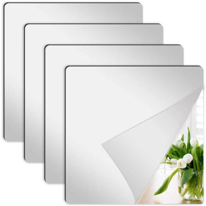 Квадратне м'яке дзеркало 30х30см