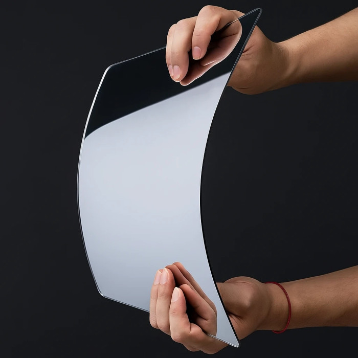 Квадратне м'яке дзеркало 30х30см