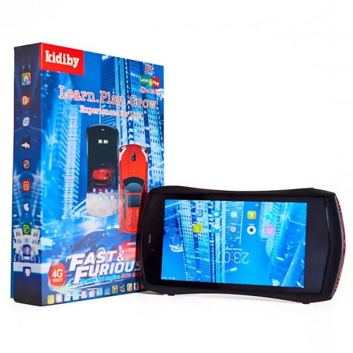 Дитячий планшет Kidiby у формі авто, під сім карту на Android, 7"