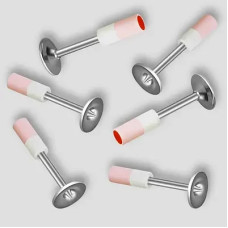 Монтажні піроксилінові цвяхи (7.3х32 мм) з круглою шайбою (16 мм), (100 шт 1 пак)