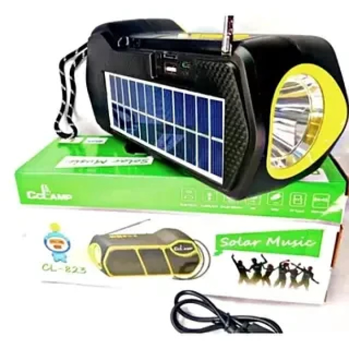 Портативна сонячна автономна система з радіо CCLAMP CL-823