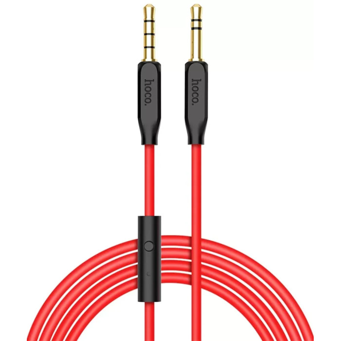Кабель AUX jack 3.5 мм із мікрофоном Hoco UPA 12