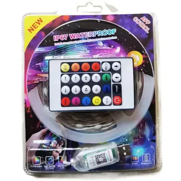 Світлодіодна стрічка 100 LED — 5 МЕтрІВ + QR код MDX-155 SF-39