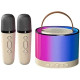 Портативна колонка K52 з Bluetooth і 2 караоке-мікрофонами