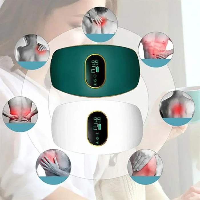 Электрический пояс-массажер для похудения с таймером и подогревом