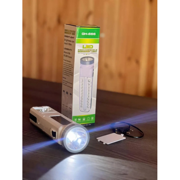 Фонарик аккумуляторный 666-1T