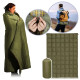 Теплоізольована похідна ковдра ЧОРНИЙ І ЗЕЛЕНИЙ AND-8-AND-9