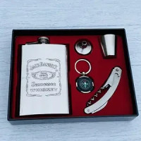 Подарунковий набір ФЛЯГА + Компас + Мультиніж wine jug AND 5508