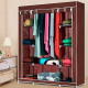 Складной тканевый шкаф на 3 секции Storage Wardrobe 88130, 130х45х175 см