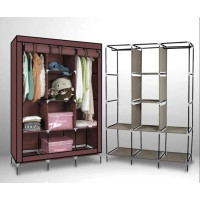 Складной тканевый шкаф на 3 секции Storage Wardrobe 88130, 130х45х175 см