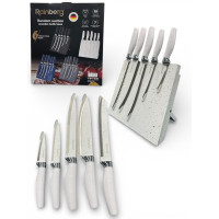 Набір ножів із неіржавкої сталі з магнітною підставкою Rainberg RB-2322