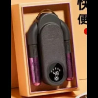 Сушилка для обуви электрическая на 2 пары обуви ЧЕРНАЯ - ОРАНЖ КОРОБКА AND-2