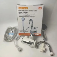 Проточный водонагреватель КРАН+ДУШ с нижним подключением Delimano