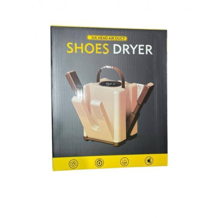 Складана сушарка для взуття з таймером на 3 пари