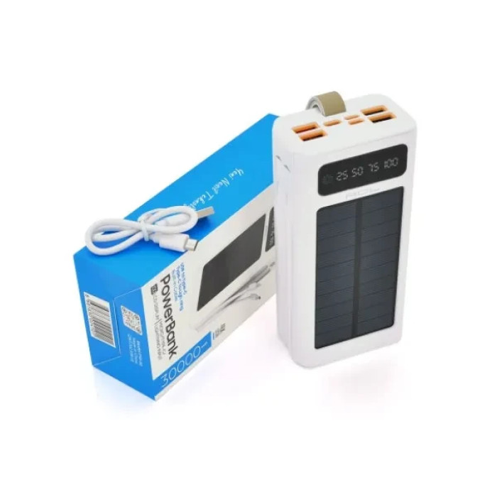 Зовнішній портативний акумулятор ACL PW-90 30000mAh SOLAR