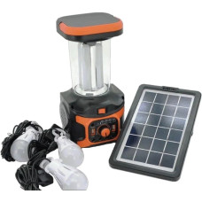 Переносний ліхтар прожектор Gold Silver GS-906P із сонячною панеллю