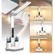 Настільна сенсорна лампа з годинником 003