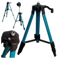 Штатив для лазерного уровня, треножник для нивелира 95 см, синий