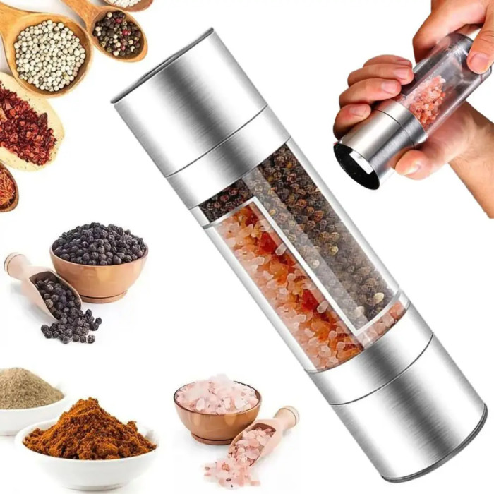 Двойная мельница для соли и перца AND 1600