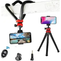 Штатив із тримачем для телефона + світло + пульт AND 5430