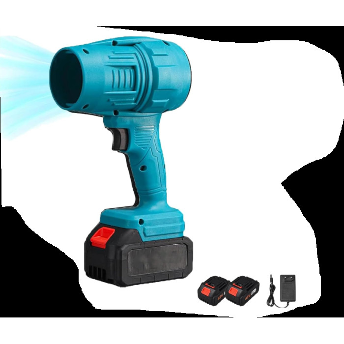 Акумуляторний турбовентилятор 600W 2 АКБ