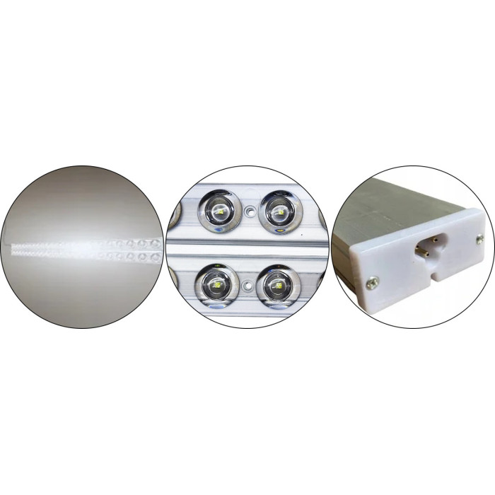 Светодиодная потолочная лампа с линзами TUBE light T10 new 220v