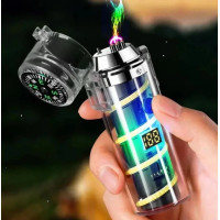 Запальничка електроімпульсна USB з ліхтариком 229