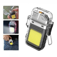 Запальничка спіральна USB і Led-ліхтарик 9258
