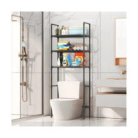 Полочка для унитаза, черная