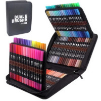 Акварельні Color pencil AND 100 CD маркера із сумкою для малювання