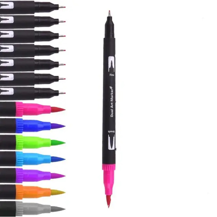 Акварельні Color pencil AND 100 CD маркера із сумкою для малювання