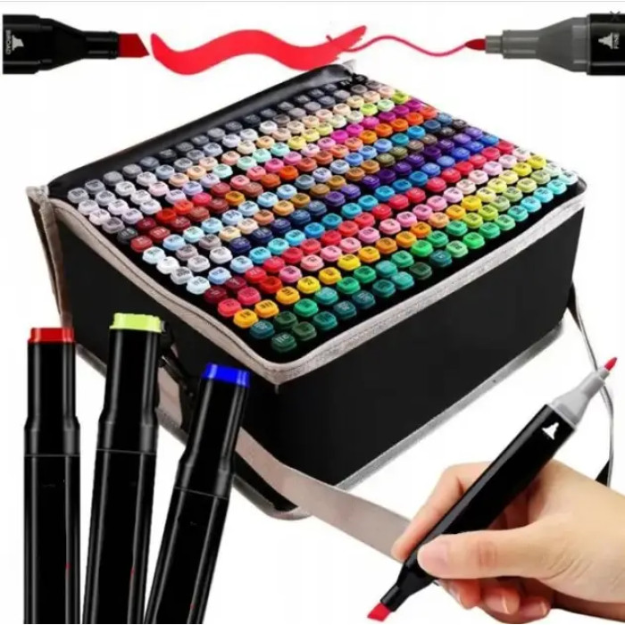 Набір скетч-маркерів для малювання 262 шт.