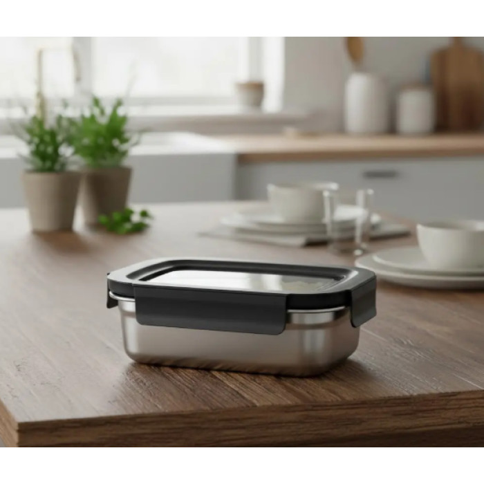 Контейнер для їжі 1 л із неіржавкої сталі AND 20687-13