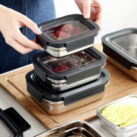 Контейнери для їжі 300/600/1200 мл з неіржавкої сталі AND 20687-10