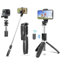 Складана селфі-палиця, штатив із бездротовим Bluetooth, Selfie stick AND HA-27 L02