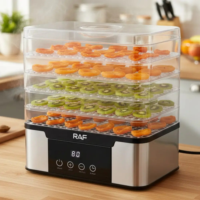 Электросушилка для фруктов и овощей на 5 ярусов RAF R.6801 350W