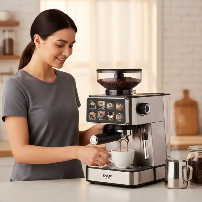 Кавомашина 2 в 1 RAF R.0206 1600W 1.8L
