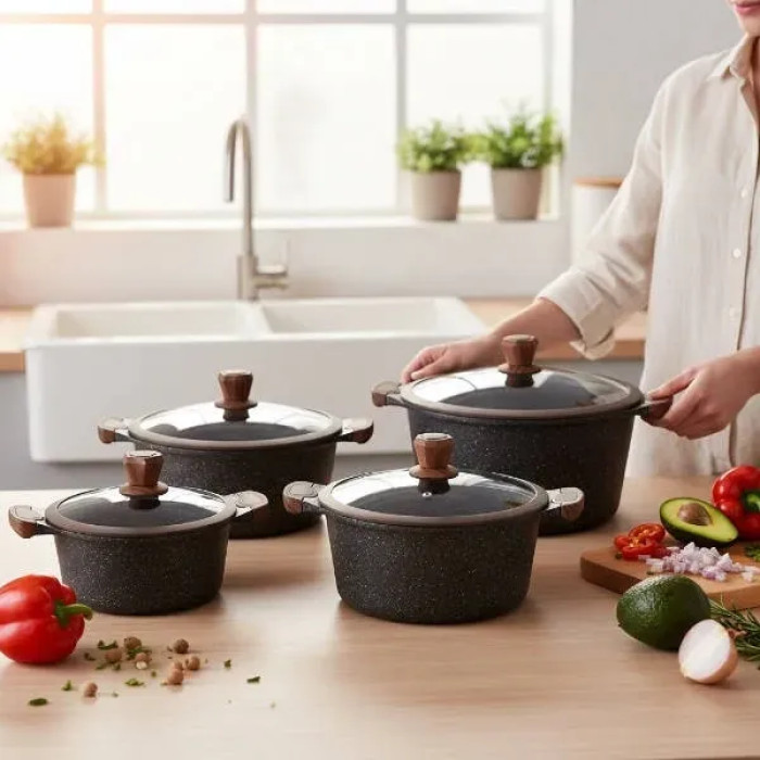 Набір каструль 5 шт RAF R.80004