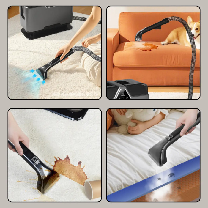 Мініпилосос для сухого та вологого прибирання з подвійним резервуаром і циклонною системою RAF R.8783 1650Вт