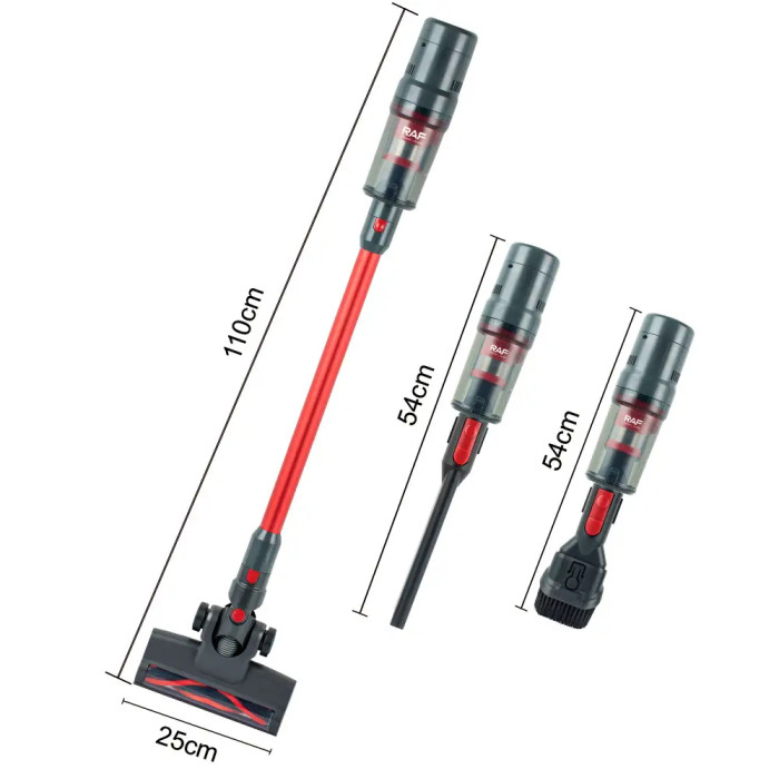 Вертикальний бездротовий пилосос RAF R.8734 120W