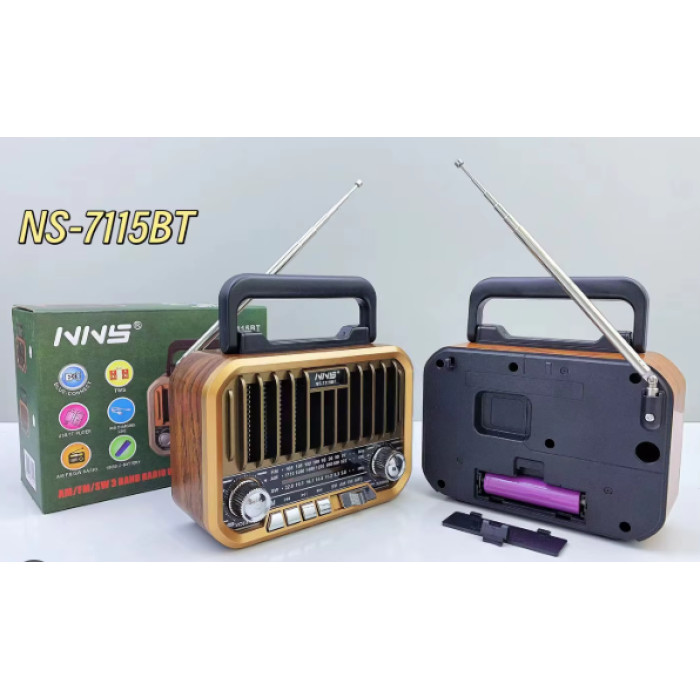 Радіоприймач NS-7115BT Bluetooth/TWS