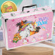 Дитячий набір для творчості 85 предметів "Єдиноріг" рожевий AND 85-1