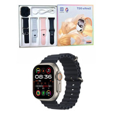 Смартгодинник Smart Watch HiWatchPro T20 ULTRA з 4 ремінцями